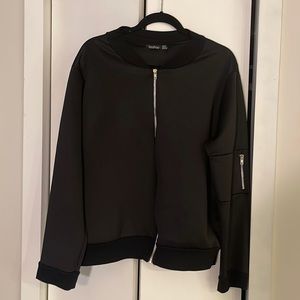 Boohoo plus bomber jacket